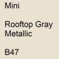 Preview: Mini, Rooftop Gray Metallic, B47.